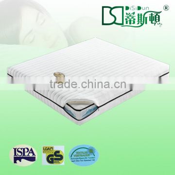 Bedroom furniture bed spring foam roll up cotton mattress E05