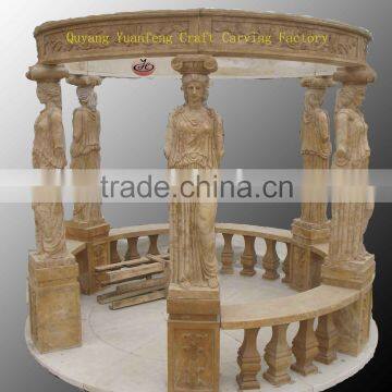 Outdoor marble garden gazebo