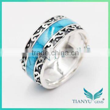 Fashion Turquoise Rings Finger Rings for Men and Women Wedding Ring Engagement Ring