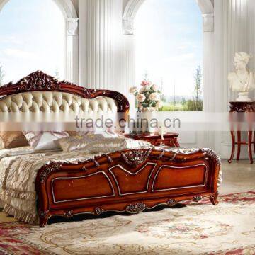 2016 Dark color futuristic classic design bedroom set luxurious