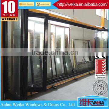 double glazed new folding door/plastic folding door