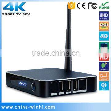 Metal 4K Google Android 5.1 DC 5V internet tv iptv set top box