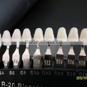 Tooth whitening/teeth bleaching shade guide,for dental and salon use