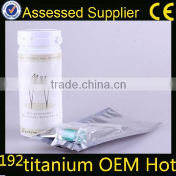 Warm Welcomed Skin Care Micro Needling Dermaroller Titanium 10 Needle Sizes OEM Hot Sale