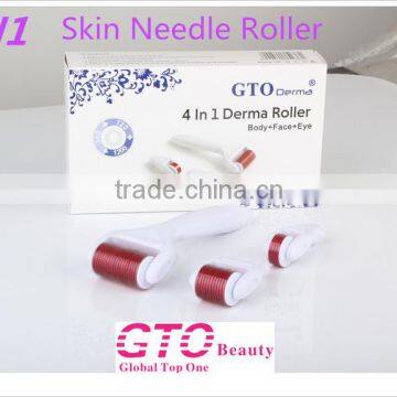 Titanium 4 in 1 derma roller for face dermaroller manufacturer price