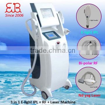 4 in 1 multifunctional salon equipments ipl shr hair removal laser,elight ipl rf nd yag laser/shr ipl elight rf laser