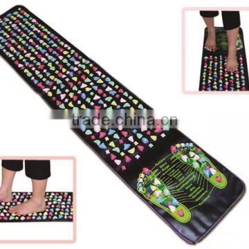 Kawachi Reflexology Walk Stone Foot Massage Leg Massager Mat Health Care