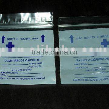 Zip lock Medicine Bag