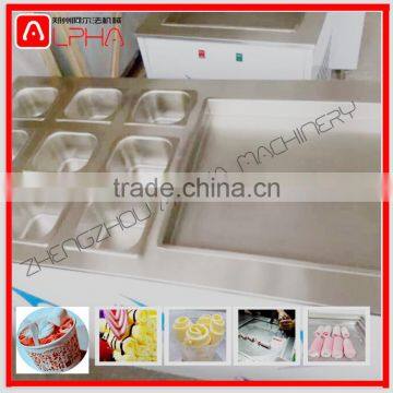 Best quality easy operate New Flat Pan Fried Ice Cream Roll Machine