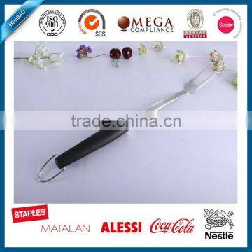 Hot Selling 3pcs Stainless Steel Grill BBQ Tool Set With PVD/Plastic Handle