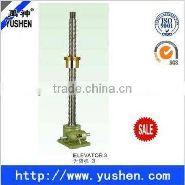 China manual worm gear screw jack 1-120 tons for construction industry