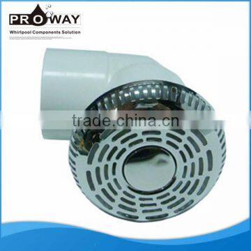 Bathtub Water Circlation System Part PVC Body Stainless Steel Cover Suction Inlet