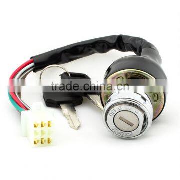 6 Wire Ignition Switch 2 Keys Motorcycle Scooter Bike Quad Go-Kart Pit Bike