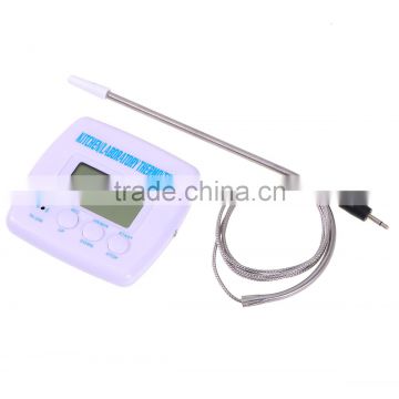 High Quality Multipurpose Digital Kitchen Laboratory Thermometer and Timer Alarm