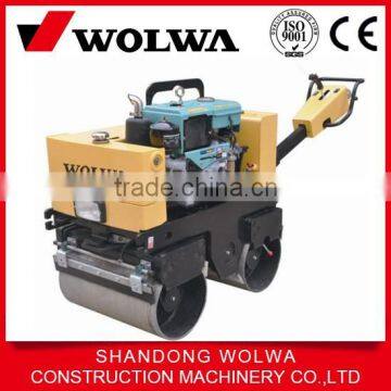 low price 750kg double drum road roller