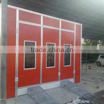 Car Painting Room Spray Booth With Diesel Burner Heat photo-4