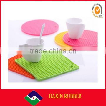 heat resistant design silicone coffeepot /tea cup coaster/mat