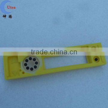 long cuboid yellow remote control push button switches