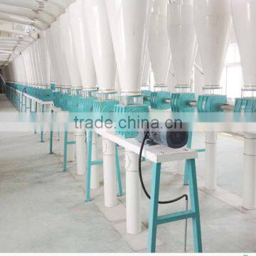 wheat suction machine flour machinery blower screw conveyor dust collector cyclone for flour milling machinery