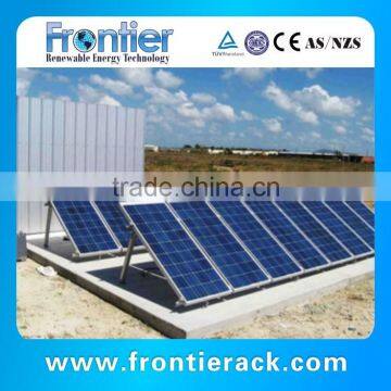 Strong and Durable Adjustable Angle Ground 500KW Solar Power Racking System photo-4