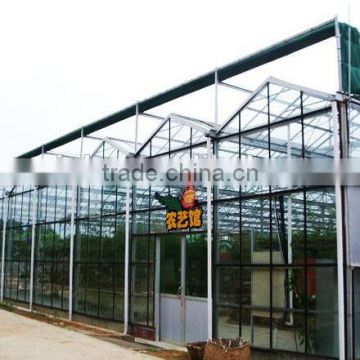 Modern agricultural equipments glass commercial greenhouses