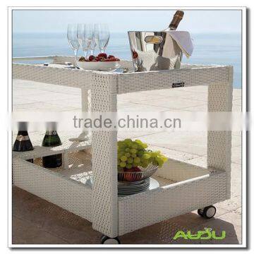 Beach Cart/Rattan Wine Food Outdoor Beach Cart photo-4
