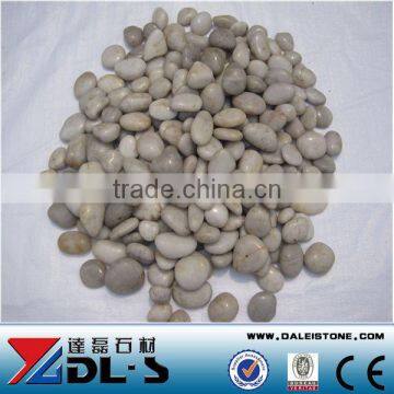 White Polished Pebble Stone White River Stone For Garden Decoration