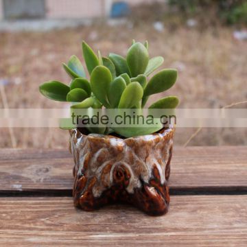 New design small ceramic indoor decorative pots planters