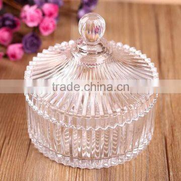 Wholesale glass chinese new year candy box with lid