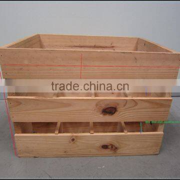 Trade assurance Cheap antique display wooden packing crate box for chocolate block