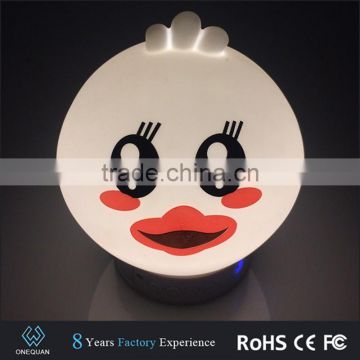Portable Silicone USB Rechargeable App Glutton Duck Bluetooth Speaker With Led Light photo-2