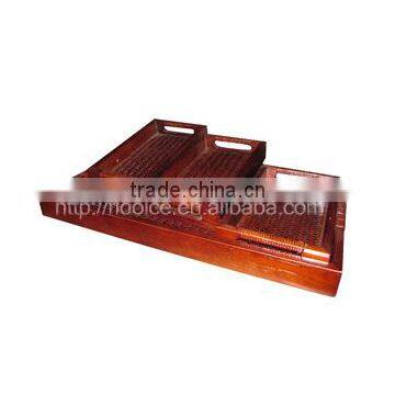 TRAY/ Woven rattan tray/DECORATIVE TRAY(DAYSPA) DS-YBGF3