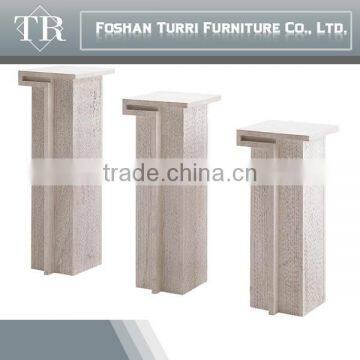 hot sale modern white travertine marble stone garden pergola