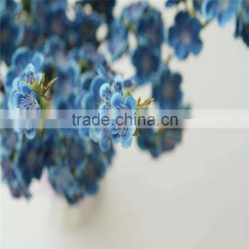 SJ20170018 artificial plum flower branch blue fake plum flower branch decoration