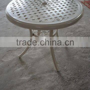 round outdoor cast aluminum table sets