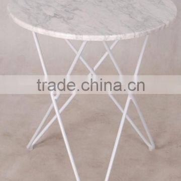 Cooper Metal Stainless Steel Frame With Glass-top Round End Table for the Living Room photo-4