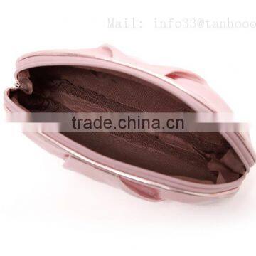 TANHOOO Personalized Cosmetic Bags Pink Bulk Cosmetic Bags Production Emboss or Printing photo-6