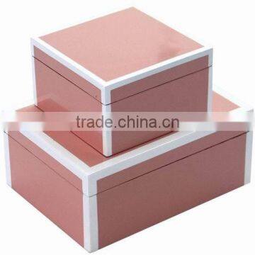 Vietnam Lacquer Box/ Wholesale Lacquered Box With White Line photo-2