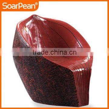 Unique Modern Furniture Fiberglass Leaf Shaped Chair