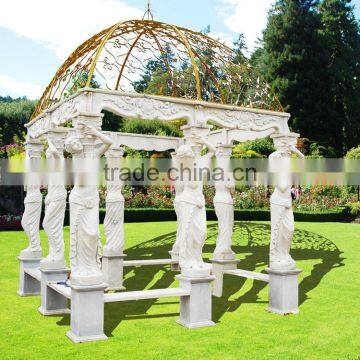 Popular Design Metal Roof Gazebo with Customized Service GAB-012