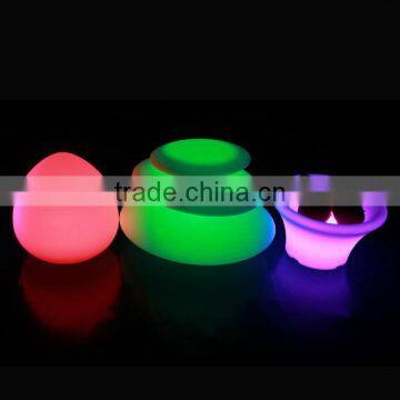 RGB waterproof outdoor decoration color changing led egg ball with remote control