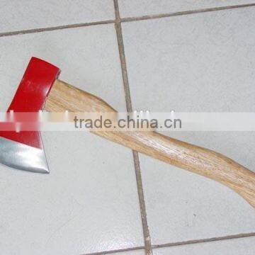 axe with wooden/plastic coated/fiberglass handle