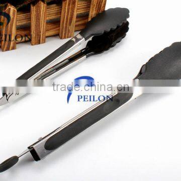 Stainless Steel Kitchen Tongs BBQ Silicone Tongs photo-3