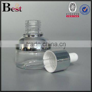 30ml Hot Products Glass Dropper Bottle With Silver Aluminum Dropper for Cosmetic Essence Lotion Toner China Suppliers photo-2