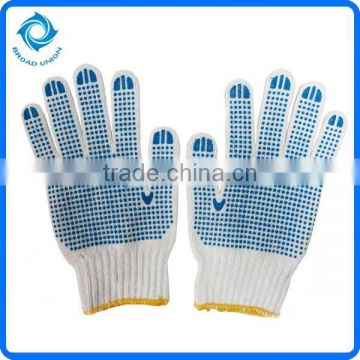 Cotton Gloves Safety Gloves Working Gloves With PVC Dots