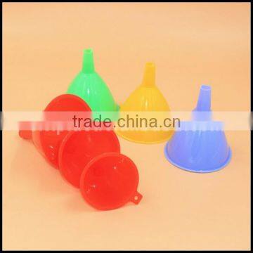 Hot selling plastic hopper manufacturer/OEM PP colorful funnel for sale/3 size PP funnels set wholesale