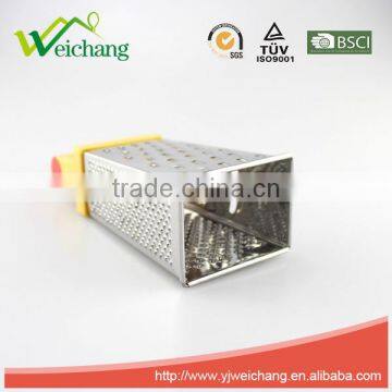 WCGT321 New Products 4 Sides Electrolytic Corrosion Vegetable Kitchen Graters Stainless Steel Grater photo-3
