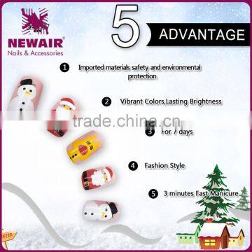 2017 OEM Christmas False Nail Decal Water for Nail Art photo-5