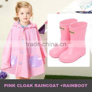 Poncho Raincoat Kids Rainboots Rain Coat photo-2