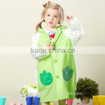 PVC Rain Coats for Kids Cute Animals Hotsale Children Long Raincoats With Hat photo-4